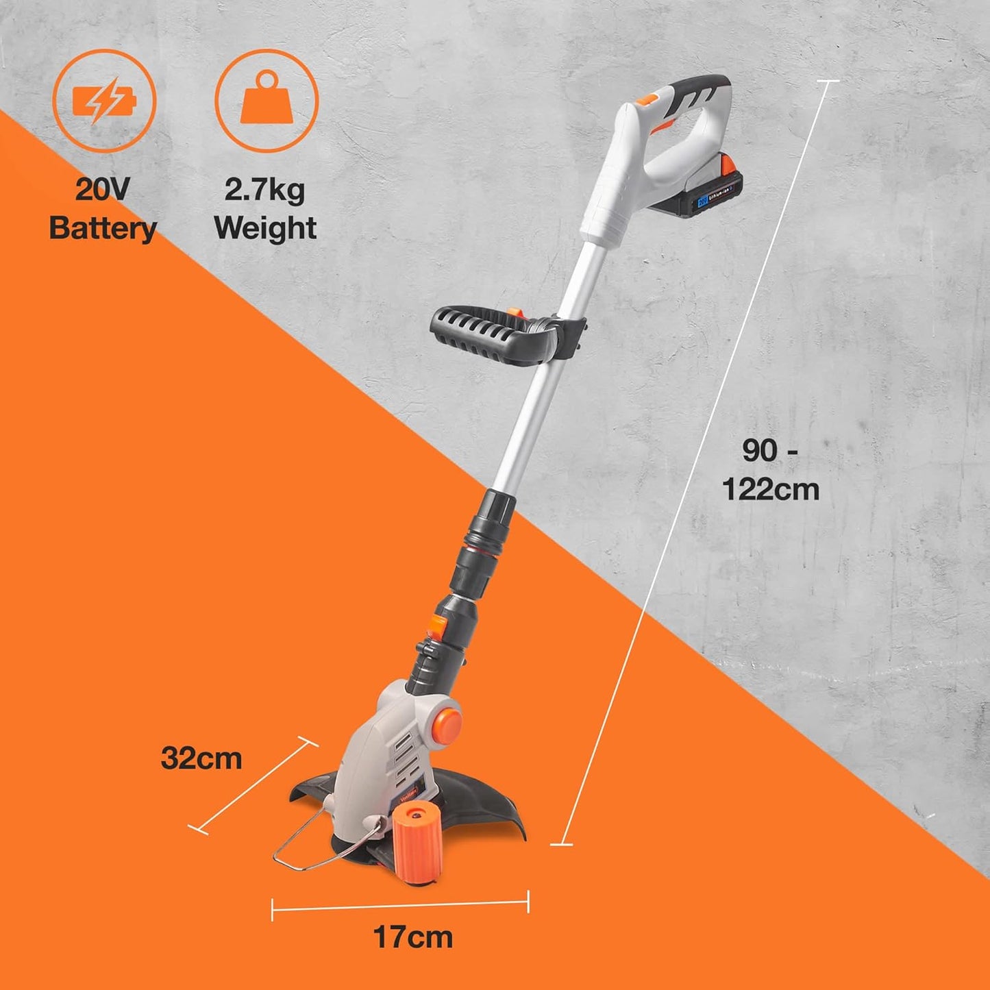 VonHaus Cordless Grass Trimmer