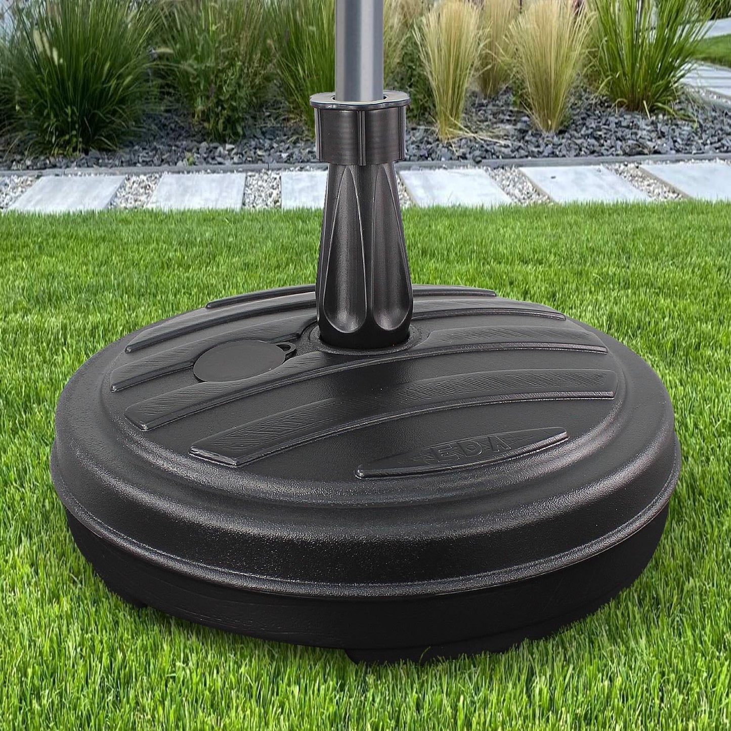 Parasol Umbrella Base Plastic - black