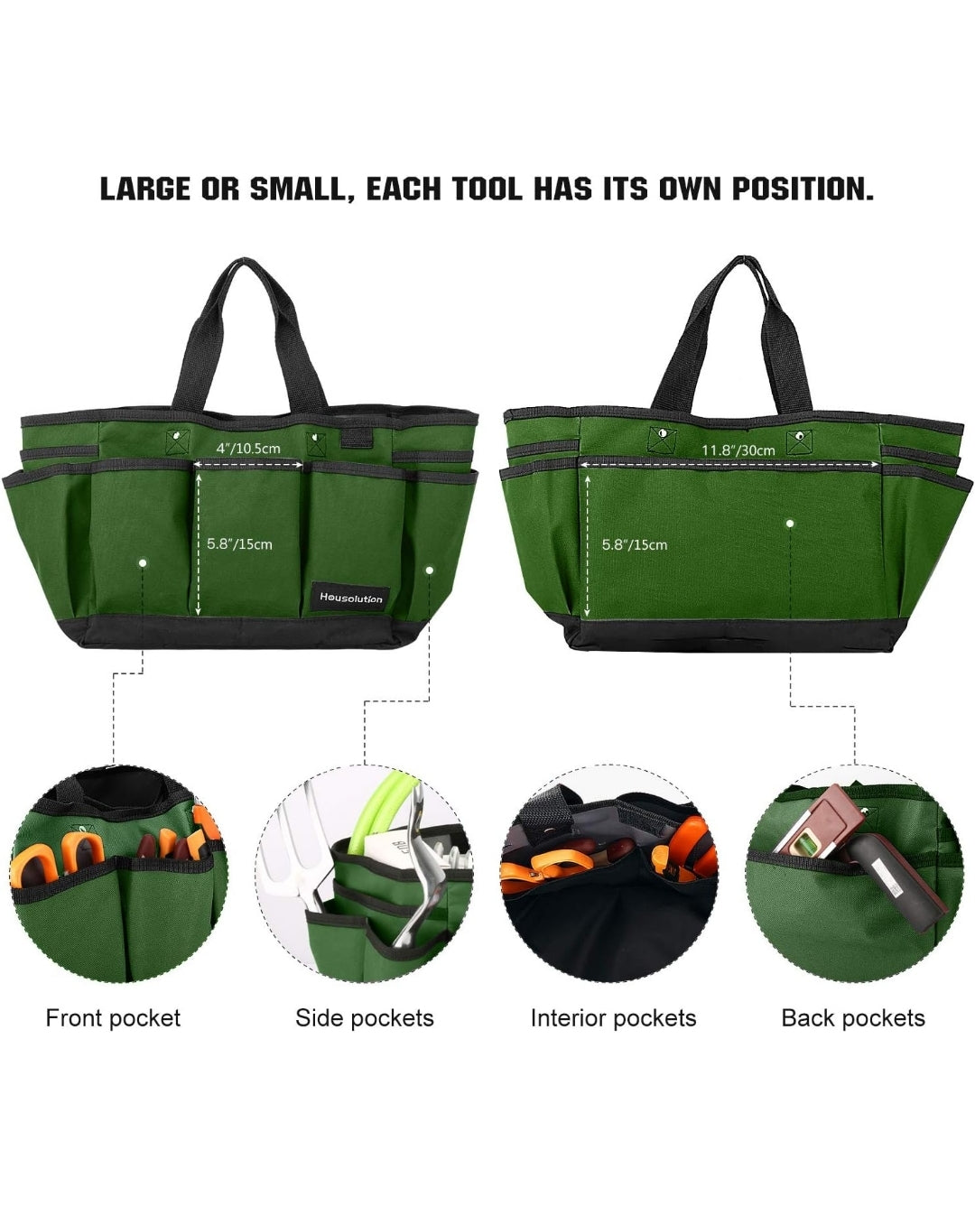 Green Garden Tool Bag