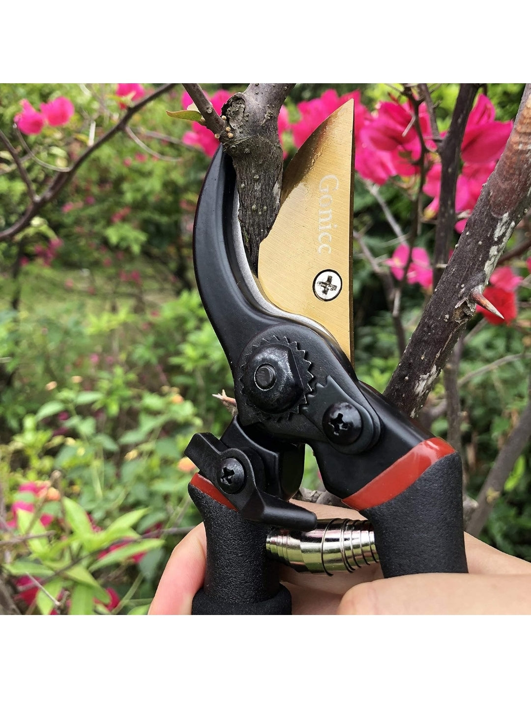 Gonicc Garden Shears Forged Titanium Coated