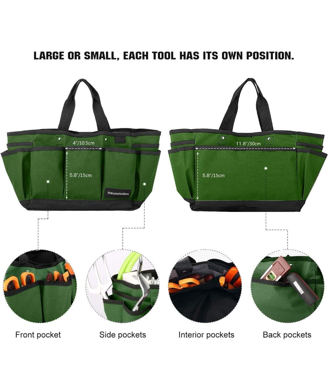Green Garden Tool Bag